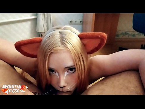 ❤️ Kitsune loro dick na kụkọba n'ọnụ ya Ihe gba ọtọ ❌️❤